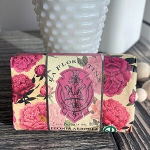 La Fiorentina Peony Arborea Soap - Pink Floral